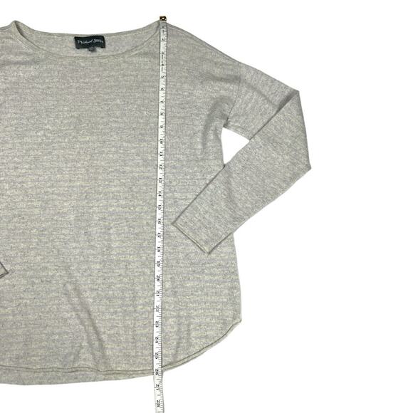 Michael Stars Sweater Cashmere Modal Wool Blend Grey Long Sleeve Knit Women XS/S - Picture 6 of 12